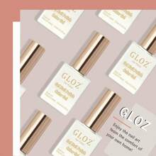 GLOZ 15ML Gel Nail Polish, Green Color Soak Off Gel Polish Nail Art Manicure Salon DIY Gel Nail Design Decoration At Home Nail Lamp Needed Nails Manicure Kit Gift