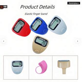 1pc/5pcs/10pcs 新款环形计数器、电子计数器、计数设备、智能计数器、仓库计数工具、周计数器