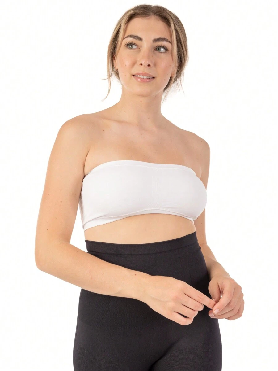 Body Beautiful Women's Seamless 2-Pack Bandeaus