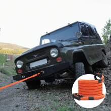 7/8" X 30', 7/8" X 20',1" X 20',1" X 30' Kinetic Energy Recovery Tow Rope 30580 Lbs Or 38000 Lbs, Heavy Duty Off-Road Tow Rope With 2 Soft Shackles (41750 Lbs) Extra Heavy Duty 30% Elastic Energy Tow Rope For Jeeps Trucks ATV Tractors - 7/8" X 20', 30580 Lbs - View 9