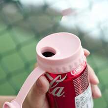 1 tapa de sellado para latas de refresco y bebidas, adecuada para latas de 5,4 cm/2,13 pulgadas de diámetro, tapa de sellado de silicona para botellas de refresco, tapa de llenado de bebidas para evitar fugas,