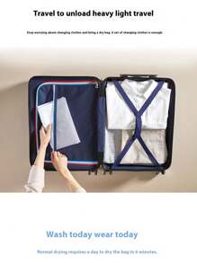 1 pièce Sac de séchage de vêtements de voyage portable, sèche-linge sans installation, sac de séchage rapide pour doudounes, gonfle les tissus