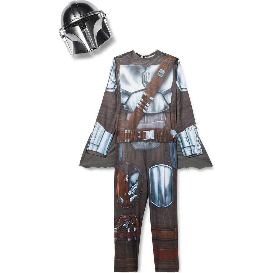 KIWI Mandalorian Classic Child Costume - Officially Licensed Star Wars Saga Character Costume - Iconic Character Costume Authentic Mandalorian Design - Mandalorian Classic Costume - Perfect For Carnival, Parties And Themed Events - Multicolor - View 1