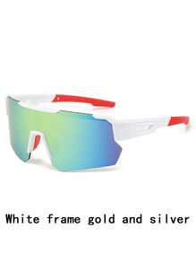 1 Pair Of Youth Outdoor Bicycle Windproof Glasses, Boys And Girls Cycling Fashion Decorative Glasses, Outdoor Sports Decorative Ordinary Glasses (With Glasses Case)