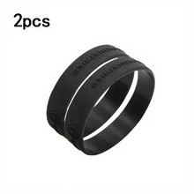 2件装橡胶绑带宽带固定配件，M416 AR15 军用通用手电筒绑带工具 AK 74 - 彩色 - 查看 3