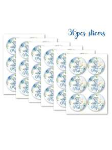 Stickers 2inch Gender Reveal Sticker Baby Shower And Mother To Be Labels Birthday Party Decorate Favor Ready To Pop Stickers, Favor Bag Fillers Party Gift Wrap Bag Label Decorations, Box Seal Sticker, Business Commodity Packaging Sealing Stickers, Gift Box Decor Bag Packaging Label, Sealing Decals, Party Favors, Birthday Decor - Shape - View 11