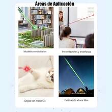 Puntero láser multifuncional de alta potencia con diseño portátil, 13 patrones de proyección intercambiables, color de rayo verde de gran visibilidad, ideal para presentaciones, astronomía, actividades al aire libre y entretenimiento, incluye carcasa ergonómica de 16.3 cm de largo por 1.5 cm de diámetro, fabricada en aleación de aluminio resistente, sistema de enfoque ajustable para diferentes distancias, equipado con cabezales desmontables para generar efectos como cruz, estrellas, líneas paralelas, cielo estrellado y más, alimentado por baterías AAA (incluidas), fácil de usar y transportar, diseño seguro con botón de encendido/apagado, ideal para usuarios profesionales y recreativos, empaque completo con baterías y accesorios adicionales, advertencia de uso para evitar apuntar directamente a los ojos, herramienta práctica y versátil para múltiples propósitos. - Negro - Ver 7