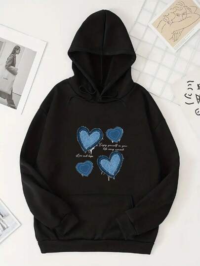 Sudadera con estampado Cowboy Love de mujer