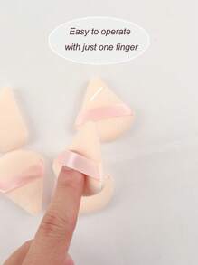 Set surtido de 5/10/12/20/30/50/100 piezas de esponjas de maquillaje con textura suave y esponjosa, con doble cara y acabado aterciopelado, adecuadas para aplicar maquillaje, herramienta de belleza para rostro y Body