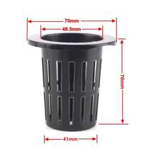 25PCS Taza de Red para Macetas Hidropónicas, Red de Malla Sin Suelo, Cesta para Cultivo de Plantas, Taza de Vivero, Cesta para Plantas de Jardín - 1 - Ver 7