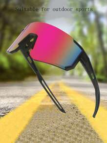 1 Pair Of Youth Outdoor Bicycle Windproof Glasses, Boys And Girls Cycling Fashion Decorative Glasses, Outdoor Sports Decorative Ordinary Glasses (With Glasses Case)