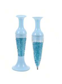 1 set Diamond Art Painting Brushes Kit, kleurrijke vaasvormige Diamond Painting pennen, Diamond Picking Tray, DIY Craft Cross Stitch Tools, mozaïek Cross Stitch Diamond Painting accessoires, Cross Stitch Embroidery Tools, ingebedde decoratieve Diamond Storage Container, geen stroom nodig, kunststof materiaal