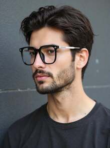 Stylish And Elegant Men's Cross Border Glasses Suitable For Young People To Wear. Glasses Accessories Suitable For Holiday Gifts And Birthday Gifts - Multicolor - View 1