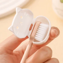 40 chiếc nắp bảo vệ đầu bàn chải đánh răng du lịch cho mèo con, nắp bảo vệ bàn chải đánh răng, hộp đựng bàn chải, kẹp nhựa di động dùng cho gia đình, du lịch, cắm trại, phòng tắm, trường học, công việc - Nhiều màu - Xem 6