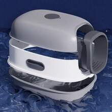 1PCS Large Self Cleaning Cat Litter Tray Automatic Deodorization Cat Potty Box Pan Grey - Grey - View 7