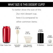 10/25/50//100/200Pcs,2oz/60ML Mini Plastic Dessert Cups With Spoons Small Square Glitter Clear Banana Pudding Cups Serving Tasting Bowls For Appetizer Birthday Wedding Party Gold And Transparent