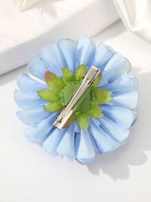 1pc Realistic Chrysanthemum Flower Hair Clip, Suitable For Daily Wear, Claw Clips, Hair Slide, Hair Barrettes, Hair Accessories For Women, Head Accessories, Hairpin - Multicolor - View 4