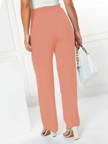 K&K FASHION Women Pants - 杏色 - 查看 5