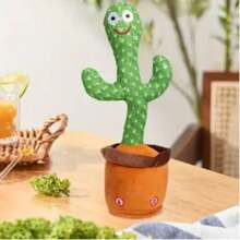 Cactus Juguete Bailarin Musical Repite Todo Los que dices + De 400 Canciones Diferentes  Juguetes Musicales para Niños - Verde - Ver 4