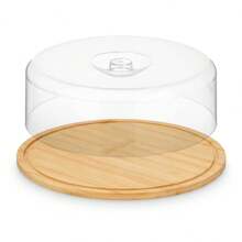 Bloom Store-Round Bamboo Cheese Dish, 28.2 X 28.2 X 9.2 Cm. - BAMBU - 查看 1