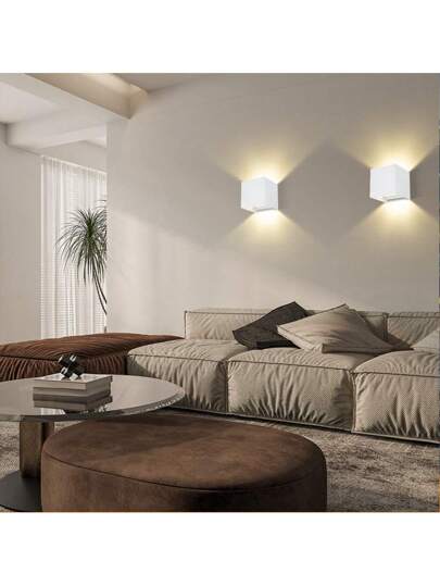 CANMEIJIA Rectangular Wand Lamp Fixture, Home 3D Light, Indoor/Outdoor, Aluminum/Plastic, Waterproof IP65 Outdoor/IP33 Indoor, Balcony/Stairs/Street/Indoor/Garden/Living Room/Bathroom/Kitchen/Bedroom/Corridor/Hallway, Select Material Based On Needs view 10