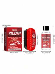 rayhong Car Windshield Cleaner Kit For Stain Removal Waterproof Cleaning Window Rainproof Cleaning Car Glass Cleaning Brush - Red - View 3