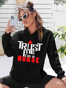 Proud Medical Nurse Trust Me! - A Great Gift For Registered Nurses (Best Nurse Funny Nurse Quote Nurse Gift Idea Nurses Day) - Black - View 1