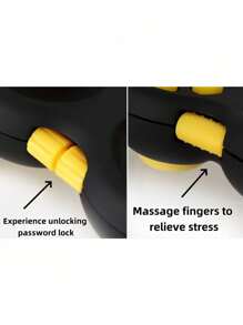 1PC 新款时尚减压手柄，释放玩具，缓解压力，缓解烦躁和焦虑，可玩性强，功能多样，适合日常办公减压和生日礼物 - 彩色 - 查看 5