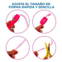 Cuerdas De Saltar Con Luz Led Para Niños - Rosa - Ver 6