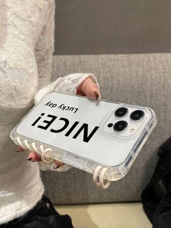 1 件书本设计手机壳，适用于 iPhone 16PROMAX 11 12 13PROMAX 14PROMAX 15，透明带白色装饰手机壳