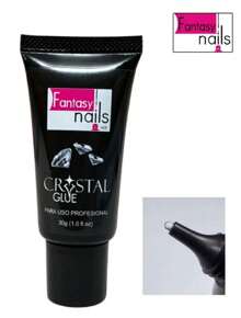 Cristal Glue Pegamento para Cristales de Uñas decoraciones de secado en lámpara UV LED FANTASY NAILS - transparente - Ver 7
