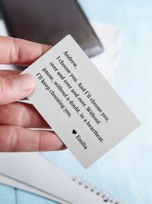 1pc Custom Photo Wallet Card, Personalized Photo Wallet Insert Card, Custom Couple Photo Wallet Card, Personalized Engraved Wallet Card With Picture, Personalised Photo Wallet Purse Card, Pets, Grandparents, Children, Girlfriend For Christmas, For Winter, - Multicolor - View 5