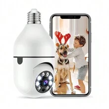 Cámara De Seguridad 360° 1080p Con Visión Alarma - Blanco - Ver 3