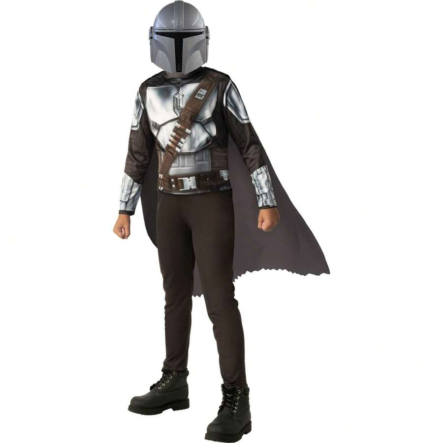 KIWI Mandalorian Opp Child Costume - Officially Licensed Star Wars Saga Character Costume - Iconic Character Costume Authentic Mandalorian Design - Mandalorian Opp Costume - Perfect For Carnival, Parties And Themed Events - Multicolor - View 1