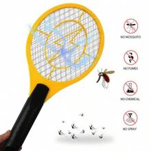 1 pieza Raqueta Eléctrica Mata Mosquitos Y Moscas Recargable Con Luz Led - Tipo de Enchufe A USA (110-127V) - Ver 2