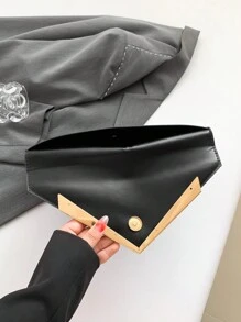 New Large Capacity Casual Clutch Wallet, Women Fashion Retro Envelope Handbag