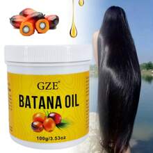 GZE 100% 天然纯巴塔纳油原料未精制保湿头皮护理和头发强化 100g - 黃 - 查看 4