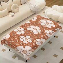 1 Piece Rectangle Waterproof Table Cloth With Four-Leaf Clover Print, Wipe-Clean Reusable Tablecloth Suitable For Outdoor Tables, Picnics, Camping, Dining Tables, Coffee Tables, Desks And Vanity - Ideal For Parties And Holidays