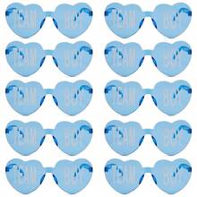 10 piezas Vasos de policarbonato para fiesta de revelación de género, Día de San Valentín