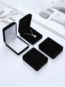 2/1pc Elegant Pendant Necklace Jewelry Gift Box, Jewelry Organizer, Classic Necklace Gift Packaging Box, Jewelry Storage Container For Trinket, Mother's Day Gift Wrap Storage Box, For Christmas, Valentine's Day, Wedding Special Occasions, Gift For My Mother, Room Decor - Multicolor - View 3