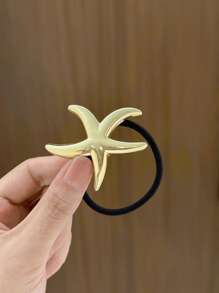 6 件装金属简约时尚发带，锌合金 - 彩色 - 查看 6