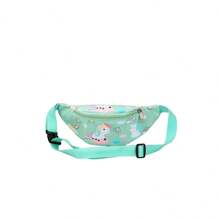 Bolso de cintura/bandolera/pecho con estampado de dibujos animados lindos para niños, de uso informal