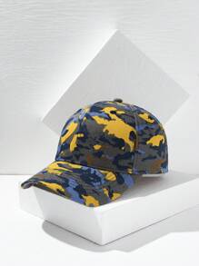 1pc Spring/Summer Camo Baseball Cap, Unisex Outdoor Casual Sun Protection Snapback Hat - Multicolor - View 17