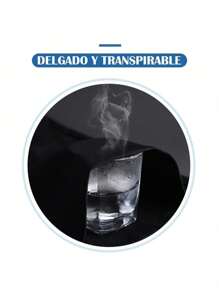 Dama Pantalón De Vestir Mujer Suelto Cintura Alta Pierna Ancha pantalones largos Casual Pantalones Elegantes Seda Hielo Rectos - Negro - Ver 6