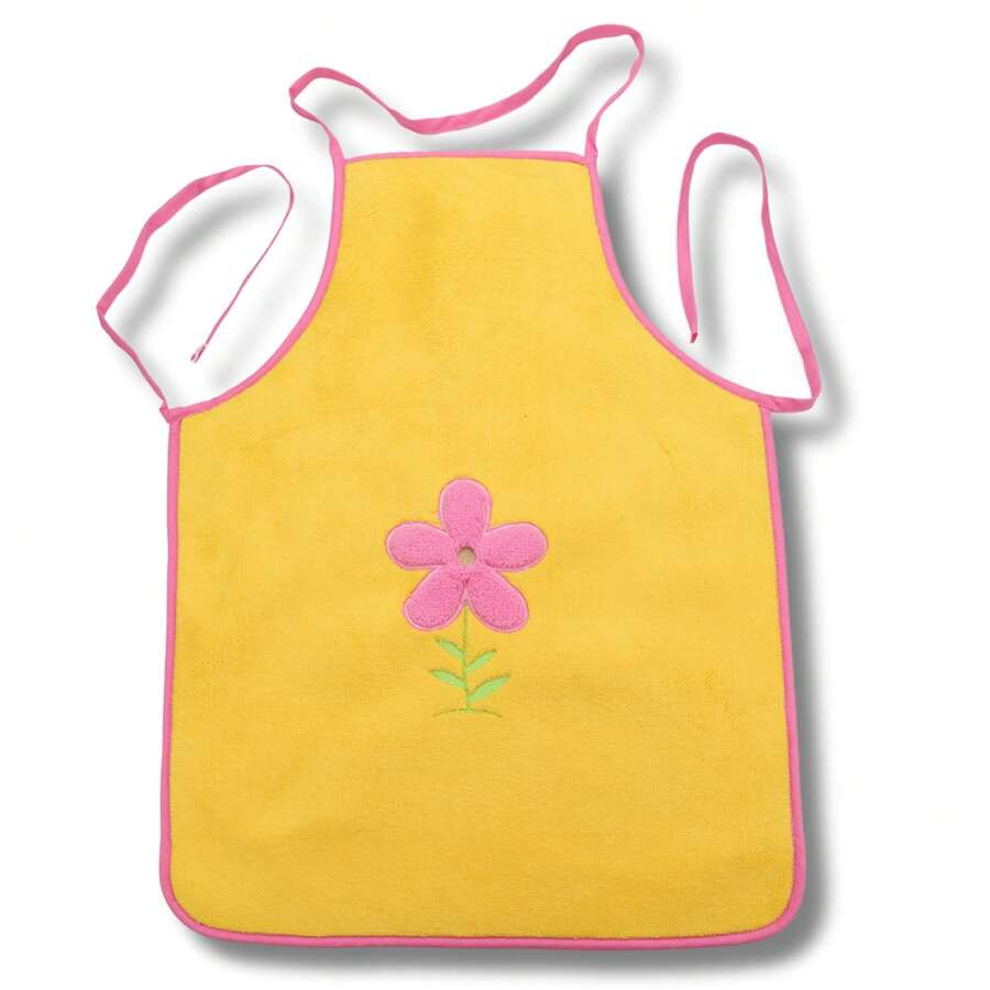 Wellsoft Kitchen Apron, Ultra Soft, Durable & Stain-Resistant Cooking Apron, Multicolor Various - Yellow - View 1