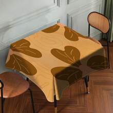 1 Piece Rectangle Waterproof Table Cloth With Four-Leaf Clover Print, Wipe-Clean Reusable Tablecloth Suitable For Outdoor Tables, Picnics, Camping, Dining Tables, Coffee Tables, Desks And Vanity - Ideal For Parties And Holidays