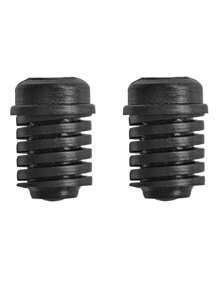 2 Topes Hules Antimpactos Para Cofre Compatibles Con Chevy Monza - Negro - Ver 1