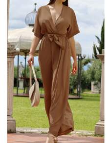 JOPHY & CO. Abito Vestito Lungo Casual con Scollo a V cod 7196