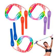 Cuerdas De Saltar Con Luz Led Para Niños - Azul - Ver 9