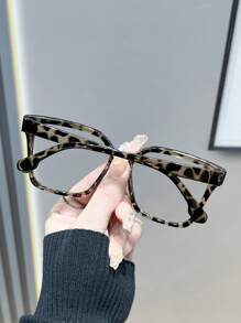 1/3pcs Stylish Cat Eye Large Frame Cute Classic Photo Glasses